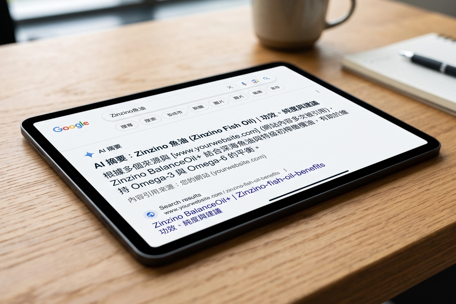 成果驗收-Google AI 摘要曝光