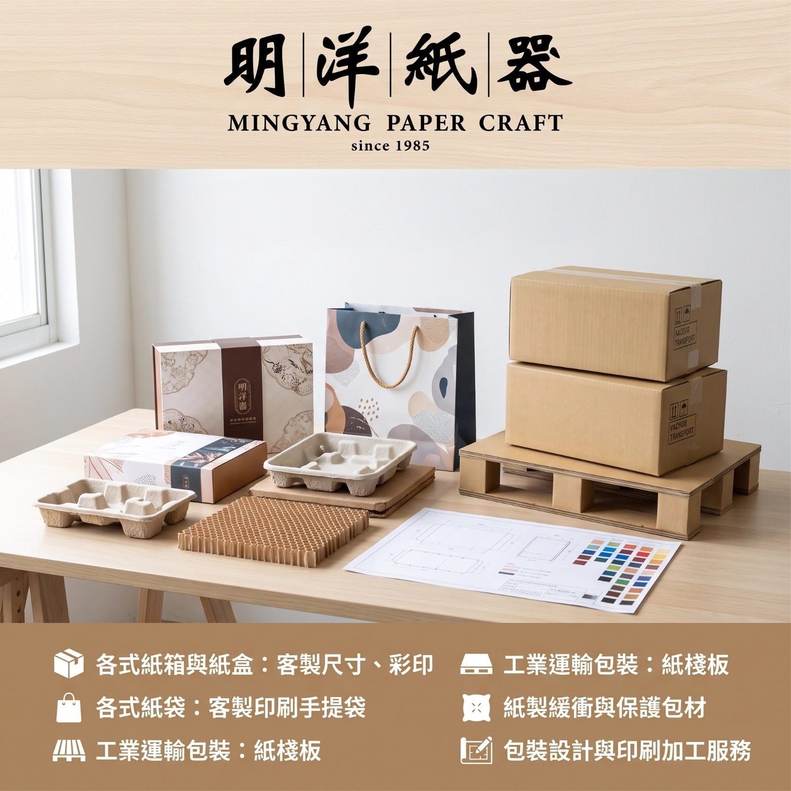 明洋紙器客群類型